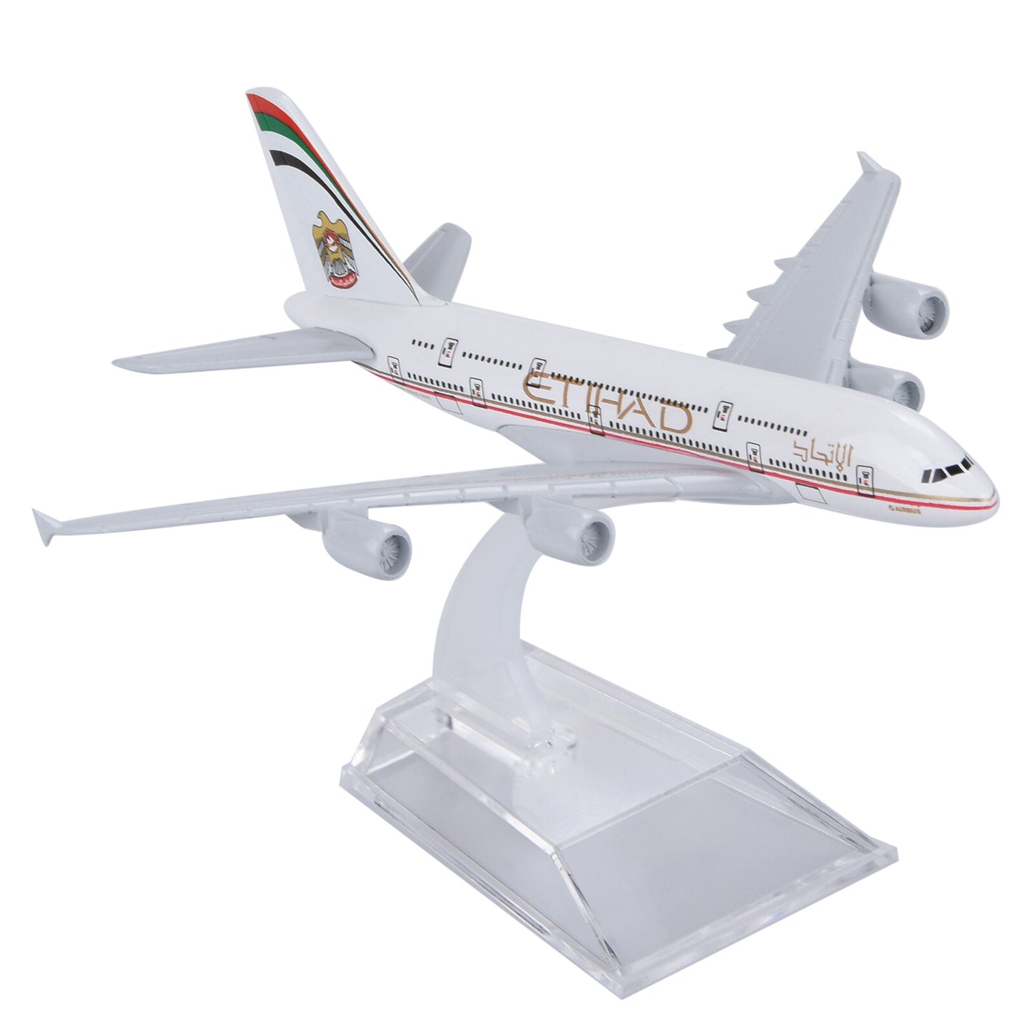 1:400 16cm A380 Etihad Airways Airplane Model Plane Alloy Aircraft Ornaments