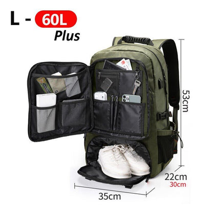 Men's Backpack Climbing Travel Sports Camping Hiking Backpack School Bag Pack