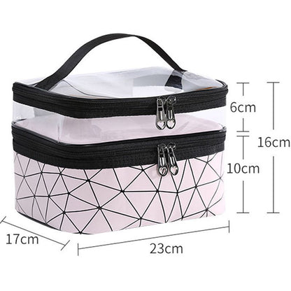 Travel Clear Makeup Bag Fashion Cosmetic Toiletries Organizer Waterproof Cases
