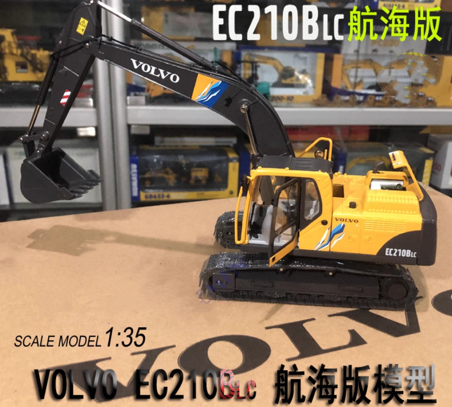 1:35 VOLVO EC210BLC Crawler Hydraulic Excavator Construct Machine Diecast Model