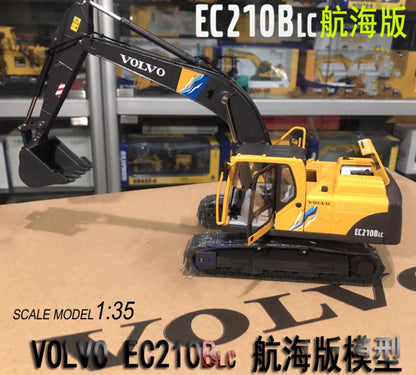 1:35 VOLVO EC210BLC Crawler Hydraulic Excavator Construct Machine Diecast Model