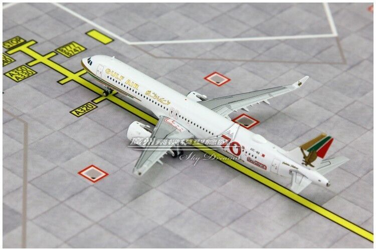 1:400 JC Wings GULF AIR AIRBUS A321neo Passenger Airplane Diecast Aircraft Model