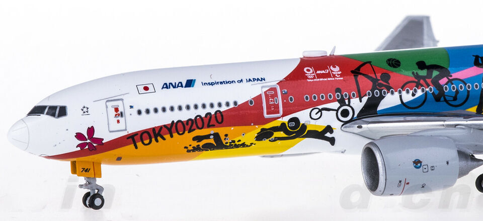 1:400 JC Wings ANA TOKYO2020 BOEING 777-200 Passenger Airplane Diecast Model