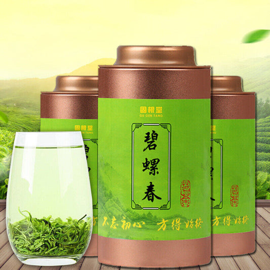 New Certified Biluochun Green Tea Organic Specialty Tea Healthy Drink Canned125g