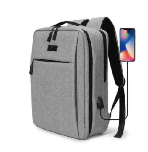 Men Backpack Charging Male Laptop Bagpack Business Travel Luggage Bag