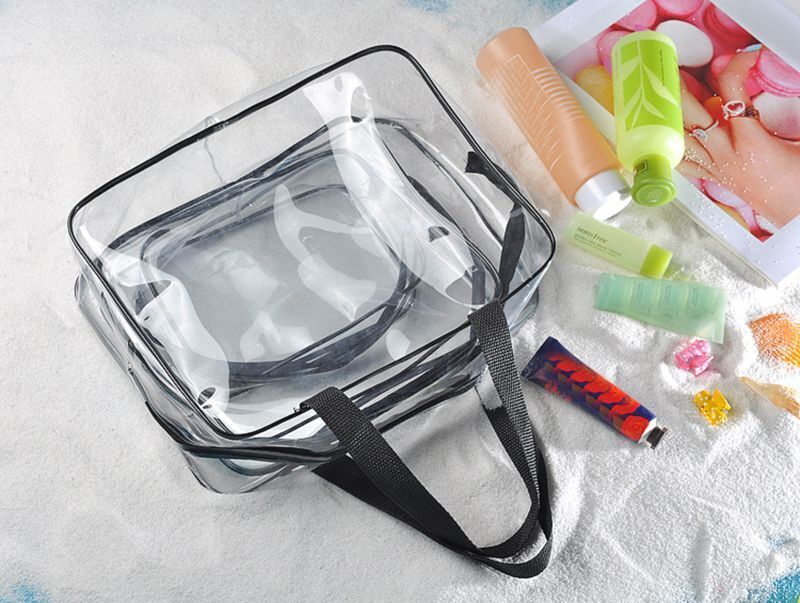 Traveling Transparent Cosmetic Makeup Bag Organizer Toiletry Case Waterproof PVC