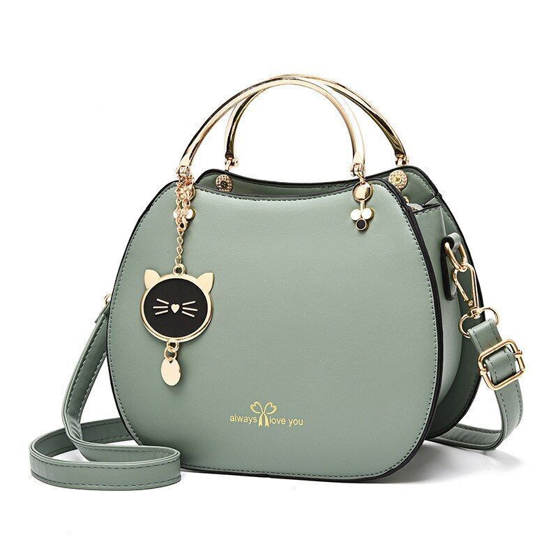 Tote Bag Synthetic Leather Handbags Small Crossbody Purses Polyester Shell Shape