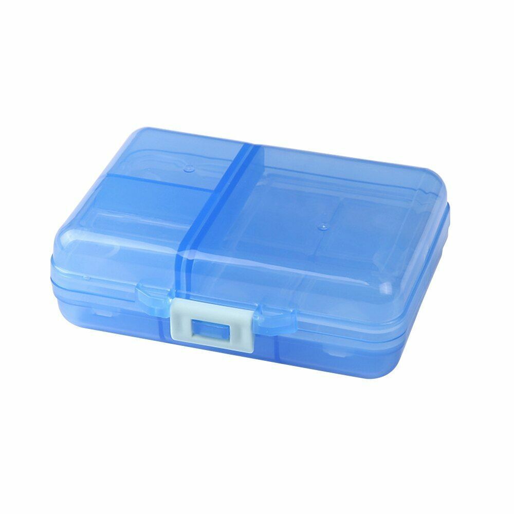 Pill Box 12 Grids Case Travel Medicine Tablet Dispenser Storage Plastic 10x7x3cm