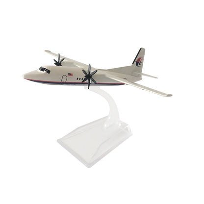 1:400 16cm Aircraft Malaysia Fokker FK-50 Alloy Plane Model Airplane Ornaments