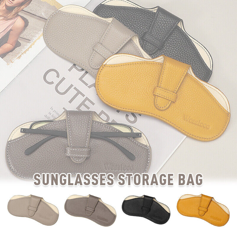 Portable PU Lightweight Eyeglasses Case Storage Bag Eyewear Packing Holder Cases
