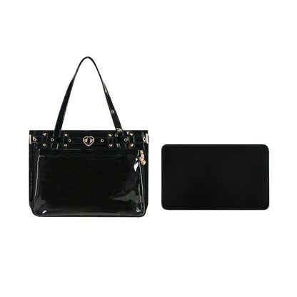 Synthetic Leather Bag Fashion Aesthetic Tote Purse 38*21*1.5 CM Shoulder Travel