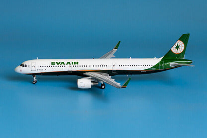 1:200 JC Wings EVA AIR AIRBUS A321 Passenger Airplane Diecast Aircraft Model