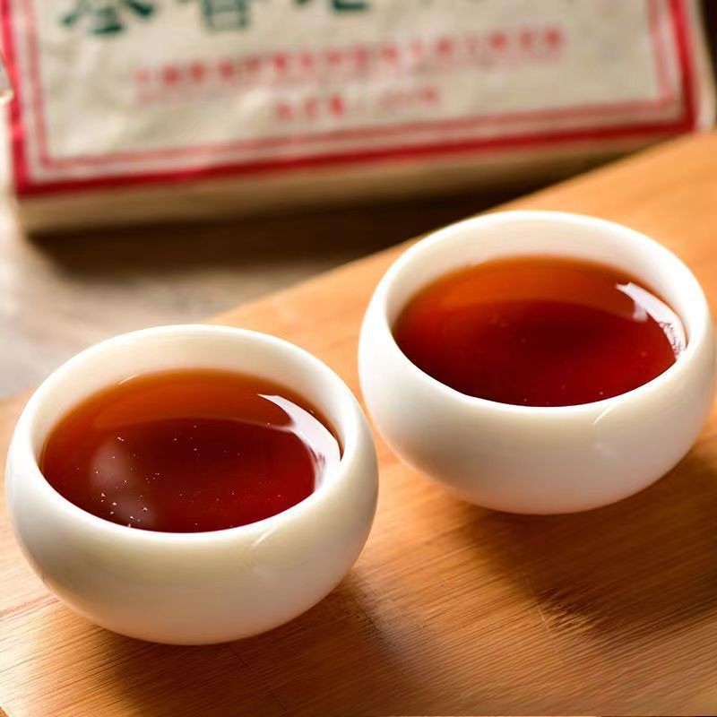 250G Yunnan Menghai Chen Nian Jujube Fragrance Old Tree Pu'er Tea Brick -