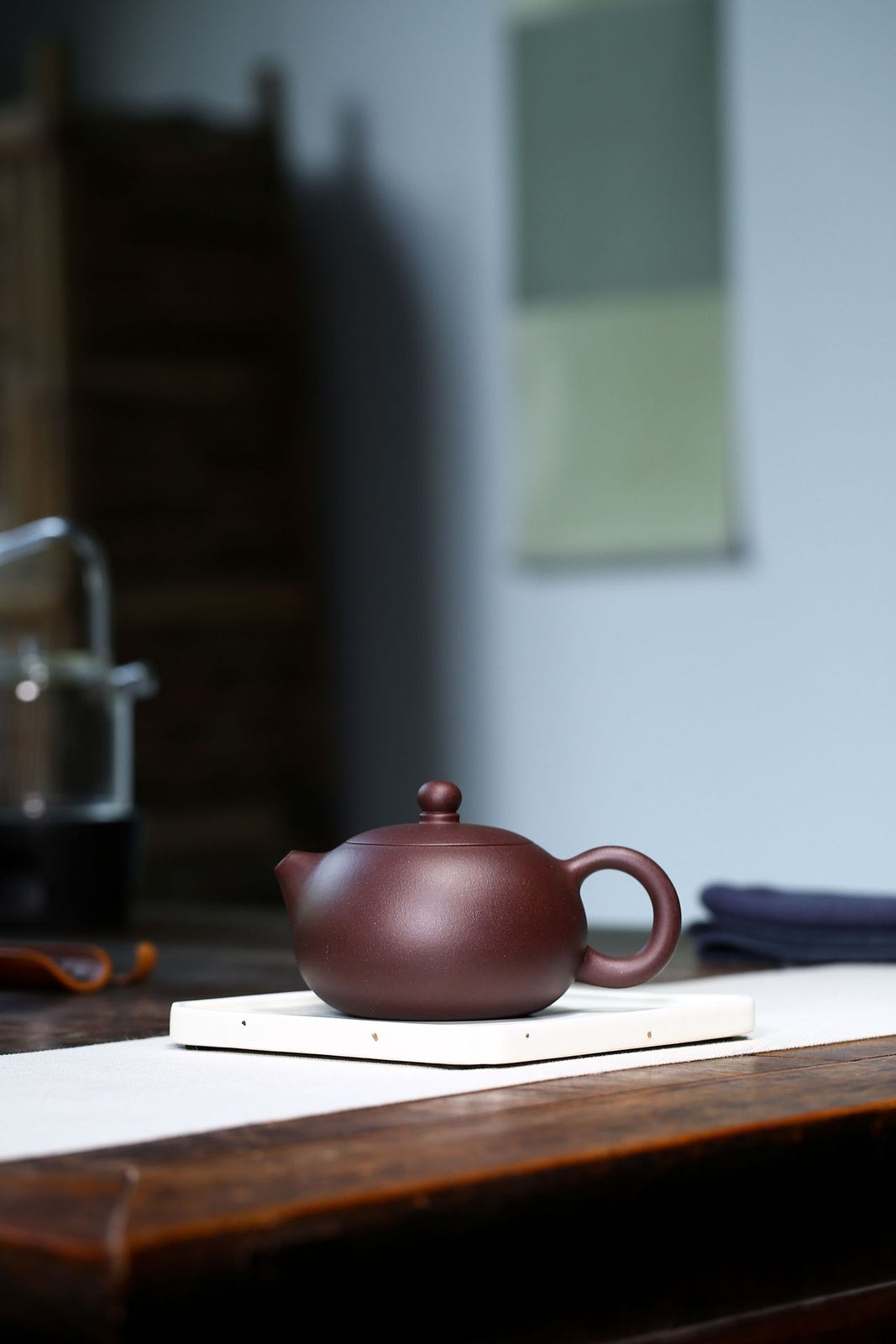 Yixing Zisha Pottery Purple Clay Handmade Xishi Kung Fu Teapot 倒把西施 Tea Pot