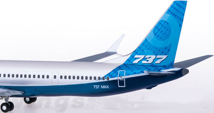 1:200 21CM Hogan BOEING 737 MAX 9 Passenger Airplane ABS Plastic Aircraft Model