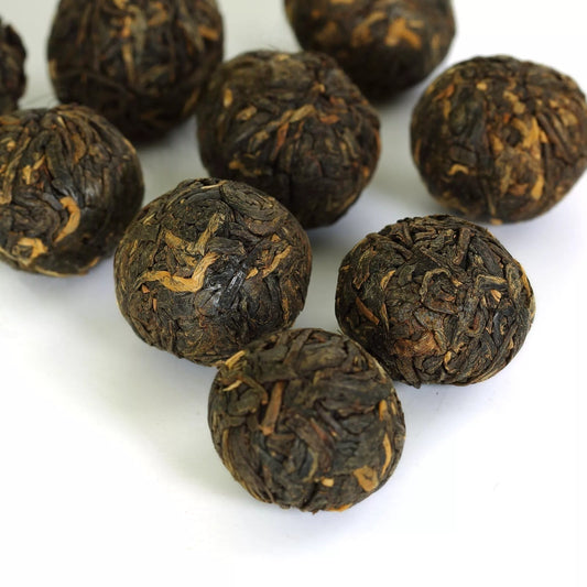 500g Supreme Yunnan Black Tea Dragon Pearl Fengqing Dian Hong Golden Buds