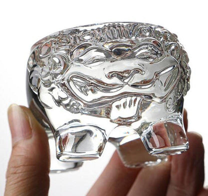 8.8cm Glass Filter Tea Leaking Pixiu Tea Strainer Kung Fu Tea Set Accessories