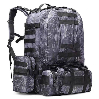 Tactical Backpack Mens Sport Bag Outdoor Hiking Climbing Army Rucksack