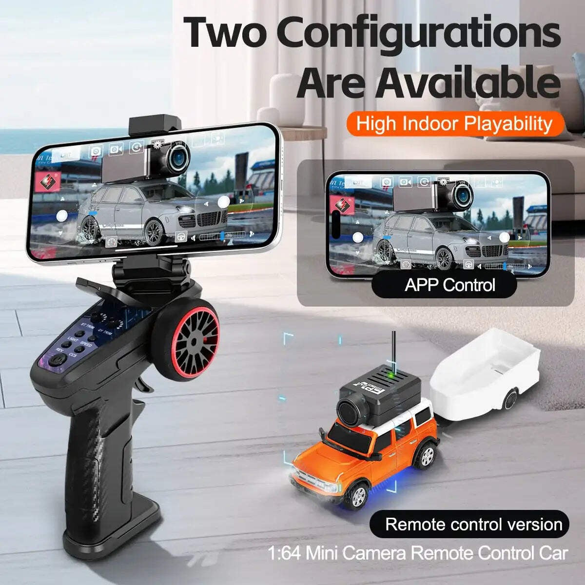 Mini RC Car – 720P FPV Camera Remote Racing Vehicle