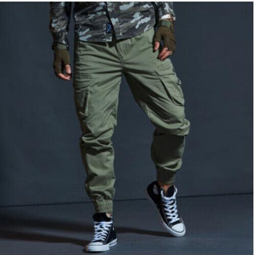 Khaki Pants Men Military Tactical Joggers Camouflage Cargo Pants Army Trousers