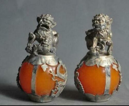 Fengshui Foo Dog Lion Guardian Beast Dragon Phoenix Statue Home Design