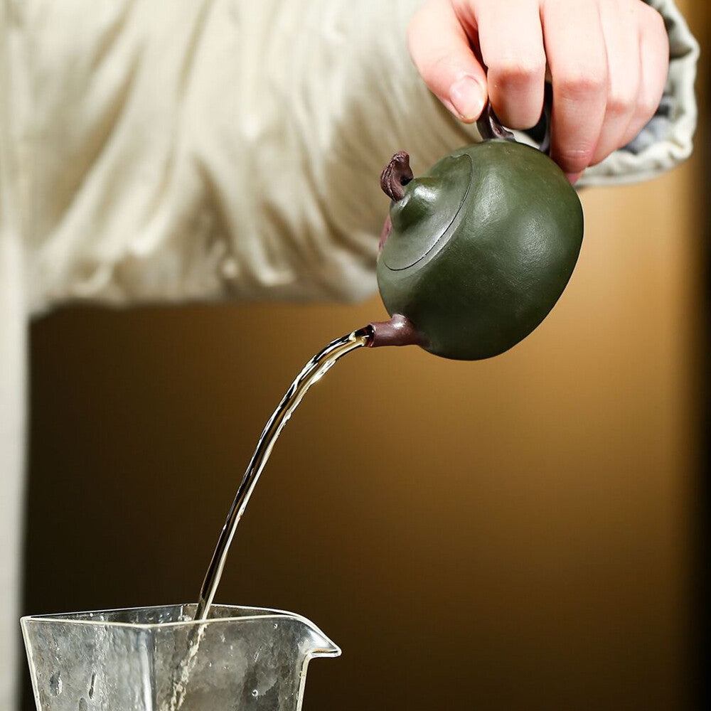 Full Handmade Tea Pot Ball Shaped Infuser Holes Yixing Zisha Teteras Antiguas