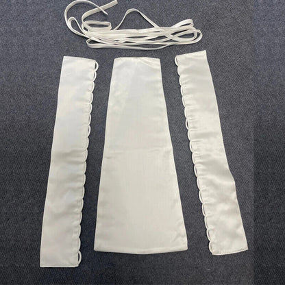 Wedding Dresses Zipper Replacement Adjustable Slim Fit Satin Corset Back Lace Up