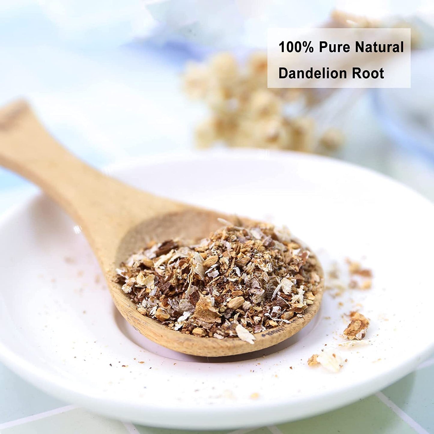 TEARELAE Natural Raw Dandelion Root Tea Bags 2.5g x 50 Count