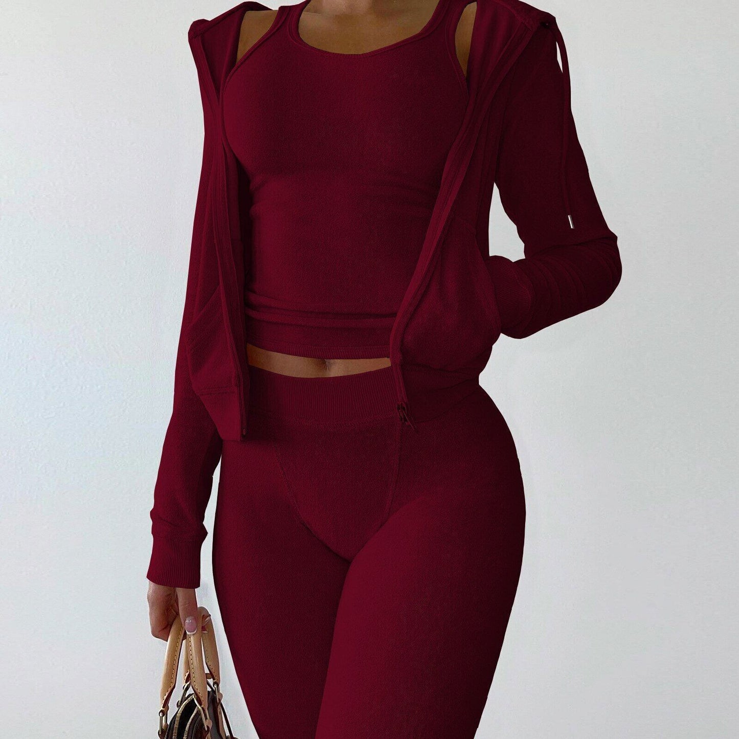 Jacket Tracksuit Two Piece Set 2 Pieces Sets Women Outfit Sweatsuit Jackets