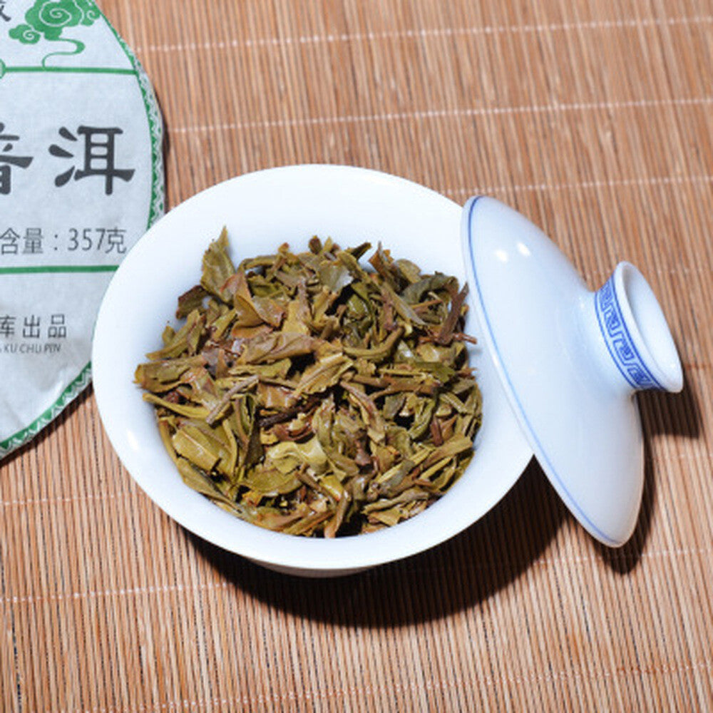 Pu'er Tea Cake Puerh Green Tea Antique Organic Jingmai Old Pu-erh Tea 357g