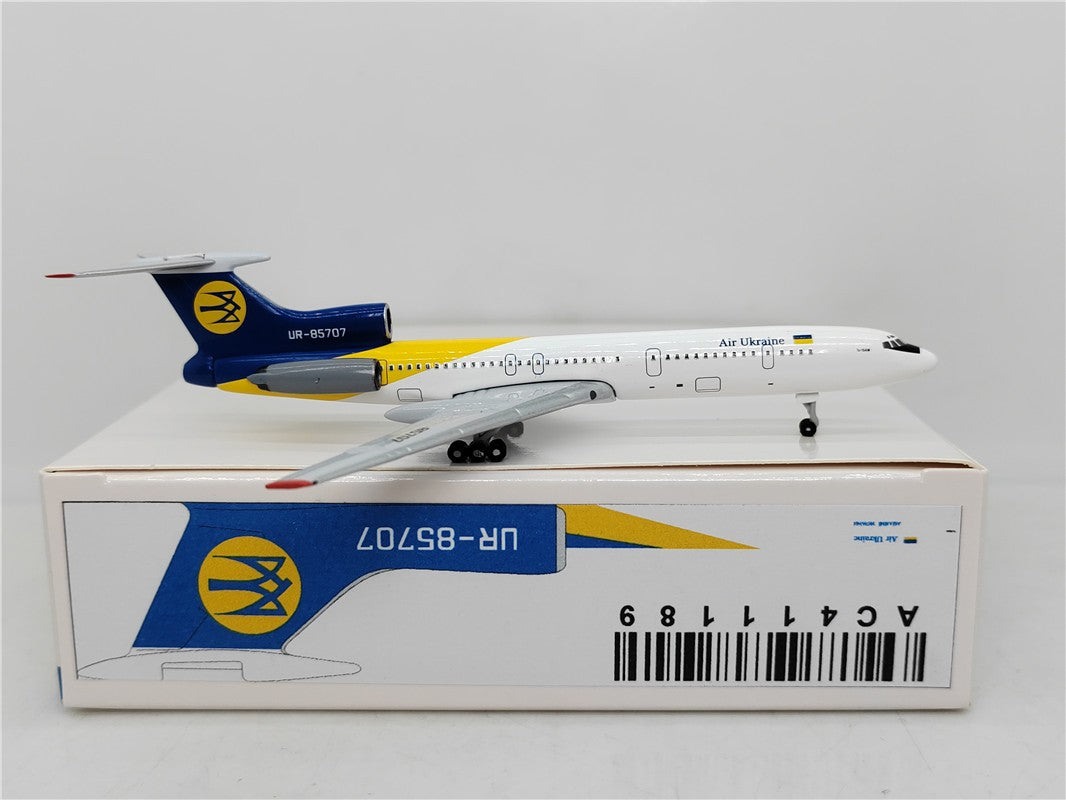 1:400 Aeroclassics Air Ukraine Tupolev Tu-154 Passenger Plane Diecast Model