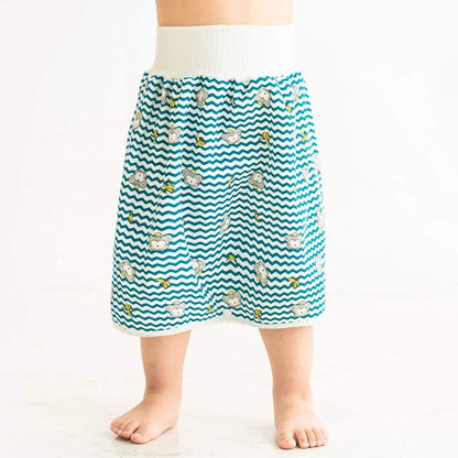 Baby Waterproof Diaper Skirt Leak-Proof Reusable Nappy