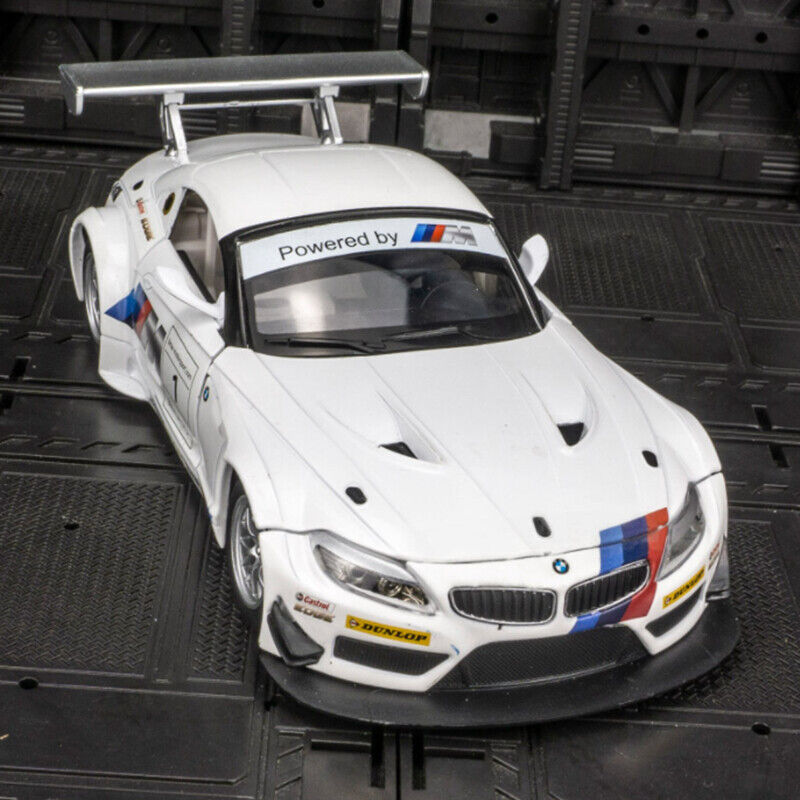 1:24 BMW M4 GT3 Diecast Model Car Track Racing Toy Vehicle Sound Light Kids Gift