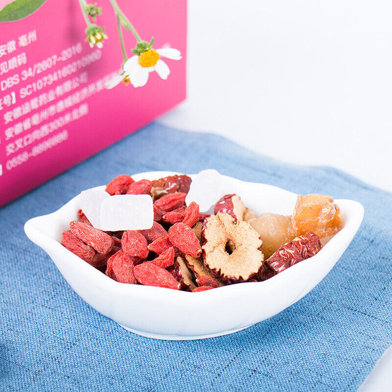 300g Health Herbal Tea Gouqiguiyuan Organic Longan Red Date Wolfberry Herbs Tea