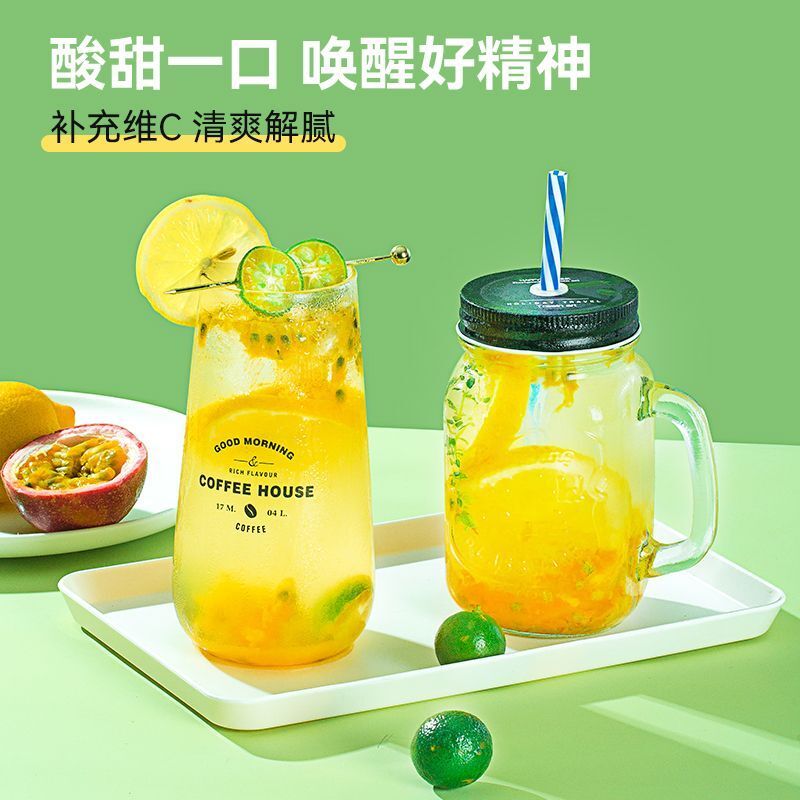 Kumquat Passion Fruit Tea Honey Freeze Dried Lemon Slices Flower and Fruit Tea