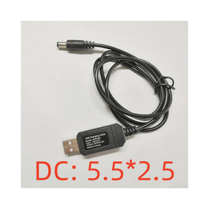 DC5V to DC9V 12V Step-up USB Adapter Cable USB Power Boost Line 5.5*2.5