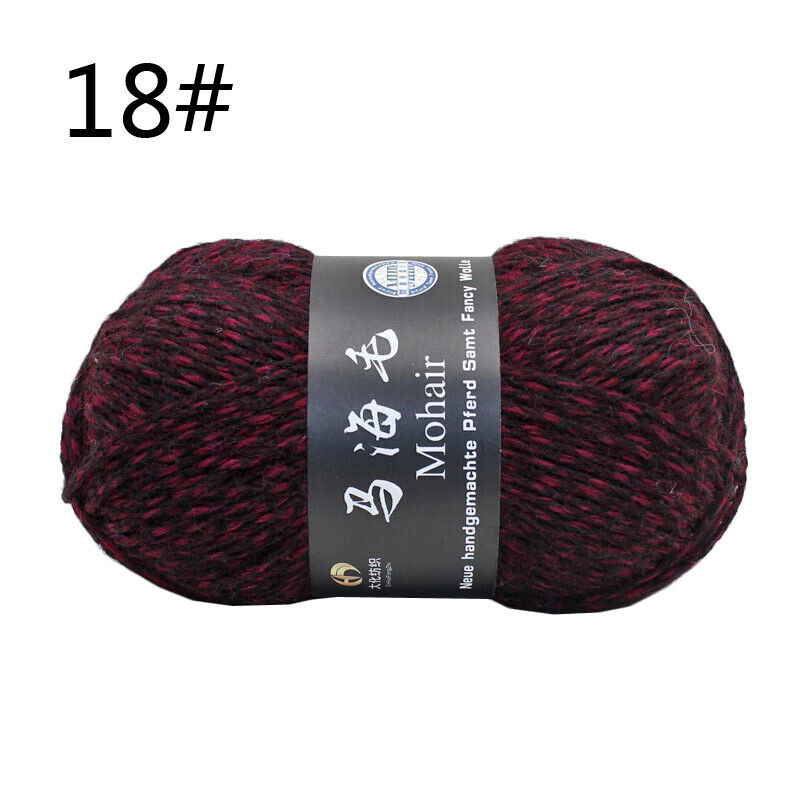 Hot Sale 100g Soft Mohair Cashmere Yarn Thick Woven Knitting Wool Crochet Yarn