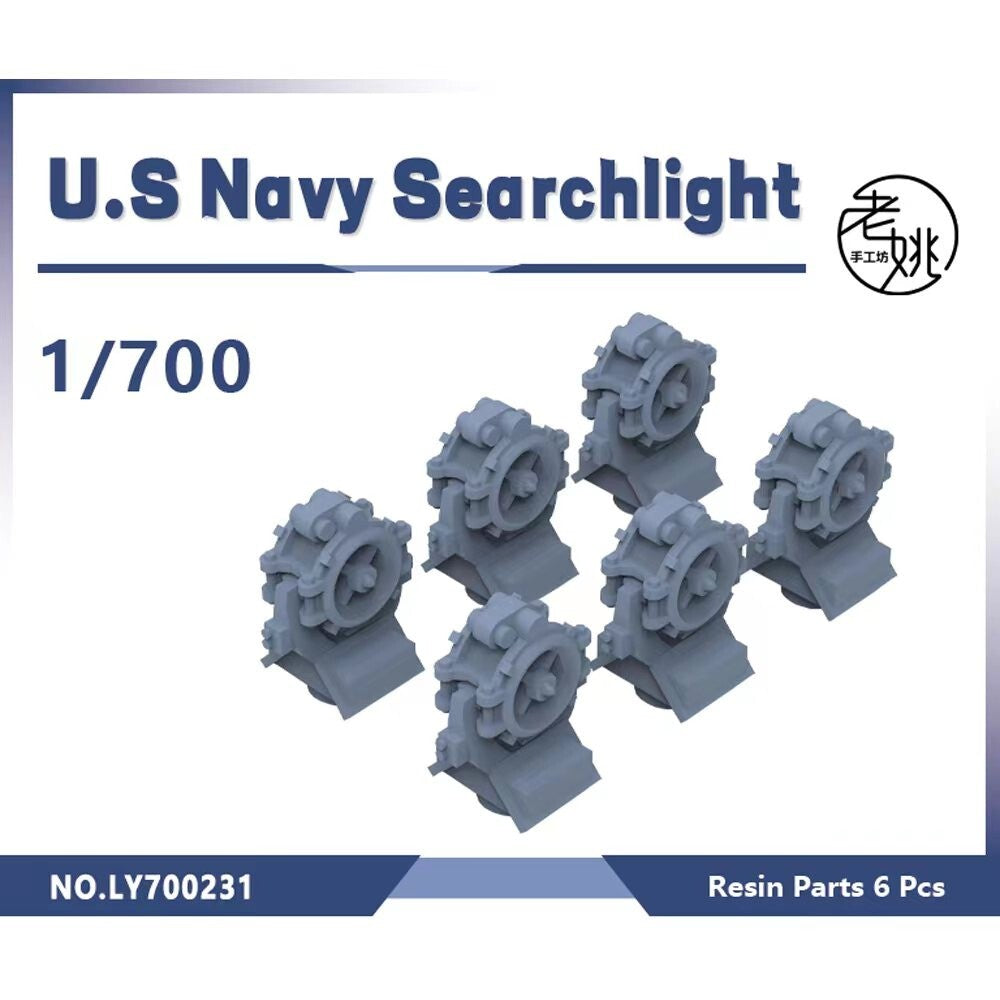 Yao's Studio LY700231 1/700 Model Upgrade Parts U.S Navy Searchlight