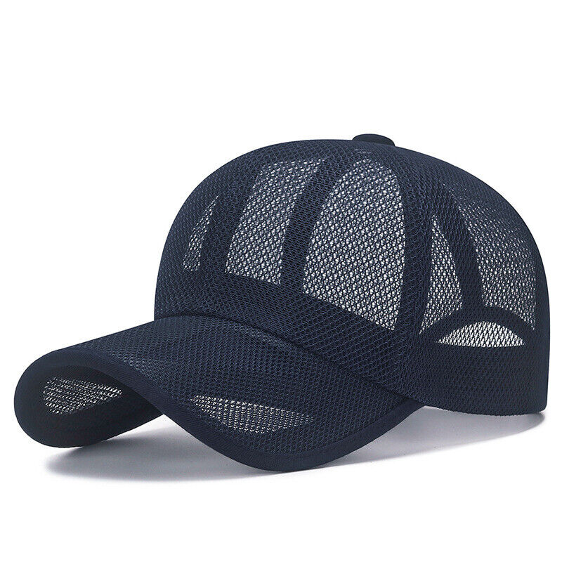 Mesh Cap Quick Dry Sun Hat Casual Breathable Baseball Cap Adjustable Soft