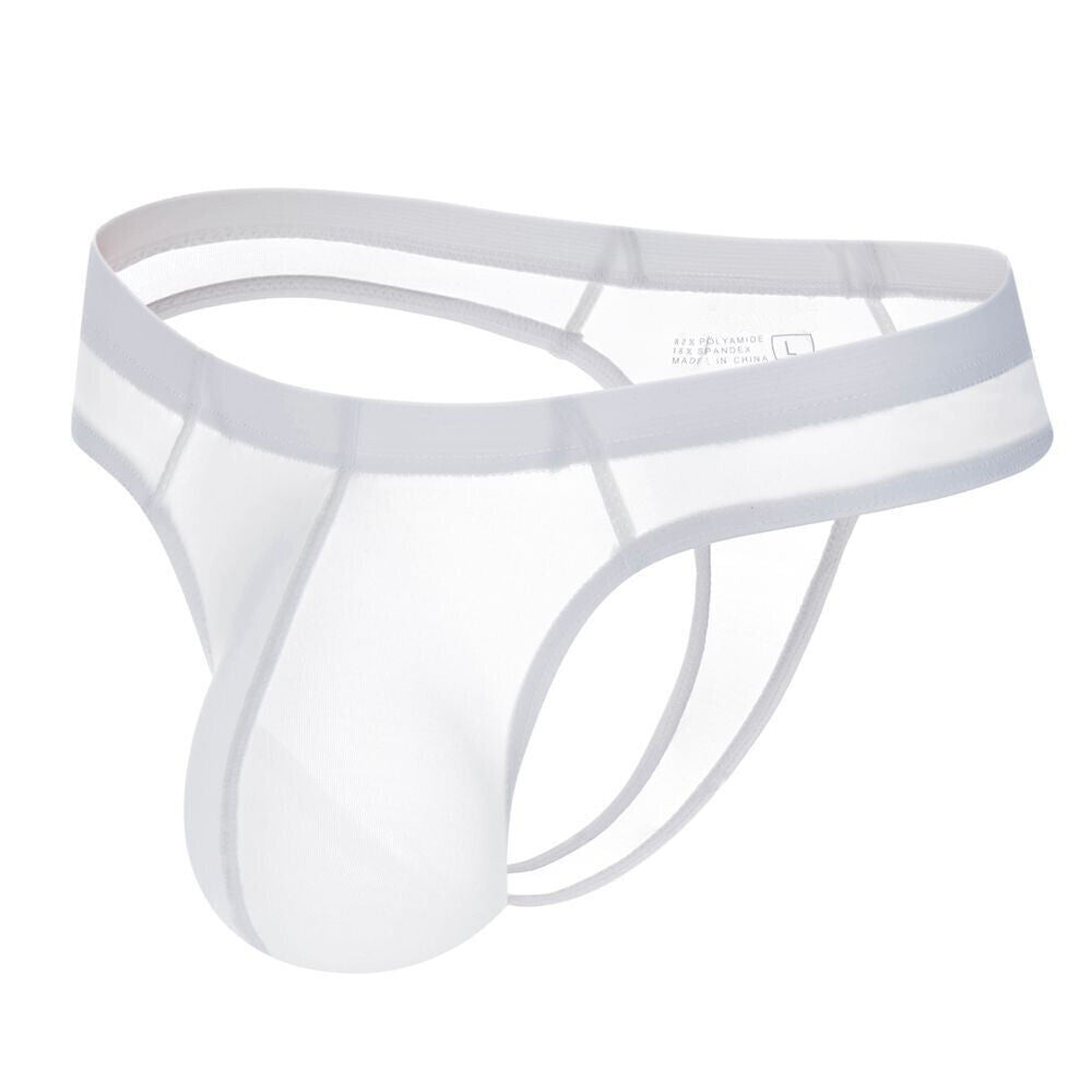 Men Sexy Ice Silk Underwear G String Underpants Panties Translucent Briefs