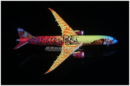 1:400 JC WINGS 2022 Tiger BOEING 787-9 Passenger Aircraft Diecast Airplane Model