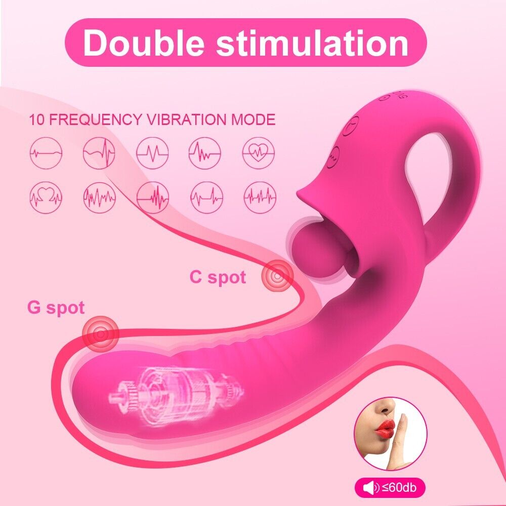 Upgraded Clitoral G Spot Vibrator 2 in 1 Dildo Vibrator Clitoralis Stimulator