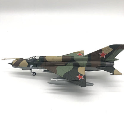 1/72 Soviet Classic Fighter Mig-21 MiG 21 Alloy Military Aircraft Plane Model