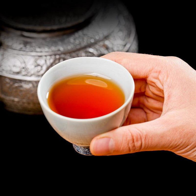 200g Yunnan Laobanzhang Ripe Pu-erh Tea Cake Old Puerh Tea Chinese Raw Pu'er Tea