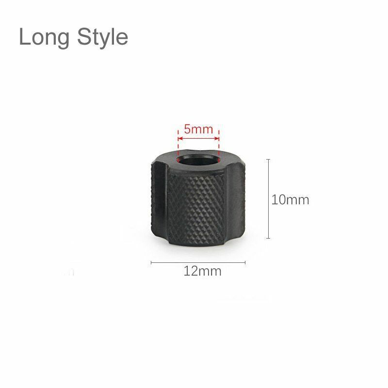 Black Titanium Alloy Knife Beads Paracord Umbrella Rope Thread Zipper Accessorie