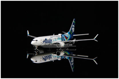 1:400 GeminiJets Alaska BOEING B737 MAX 9 Airplane Diecast Plane Aircraft Model