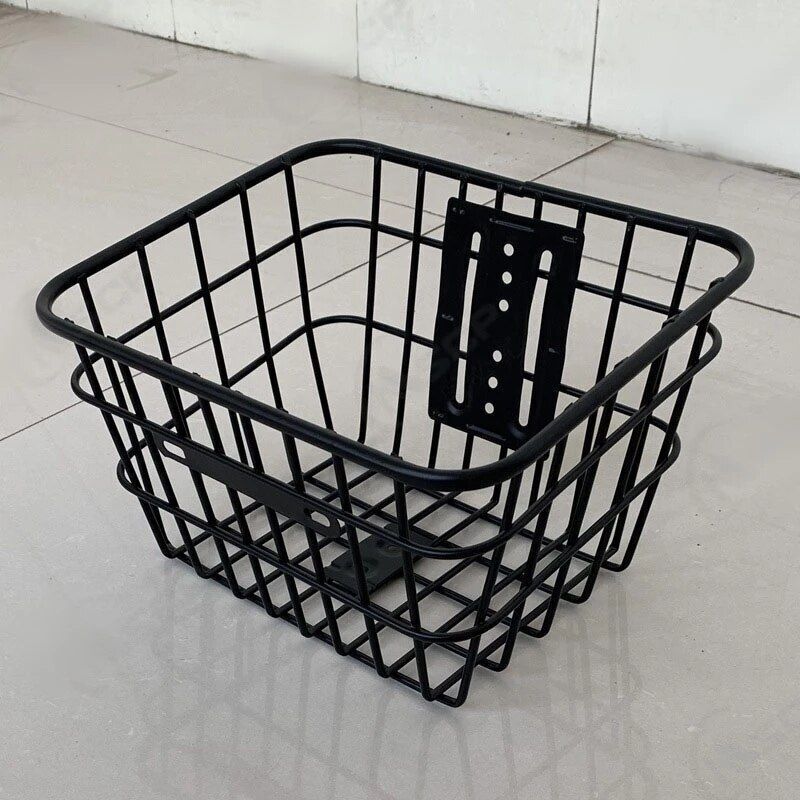 Scooter Front Rear Storage Carryings Hanging Basket Stainless Head Handle Basket