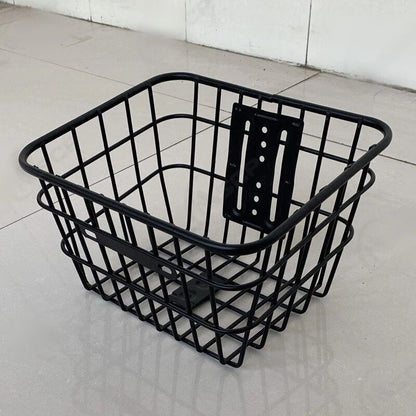 Scooter Front Rear Storage Carryings Hanging Basket Stainless Head Handle Basket