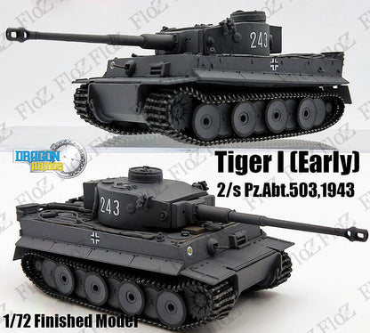 WWII Tiger I 2/s Pz.Abt. 503 Germany 1943 1/72 finished tank model Dragon