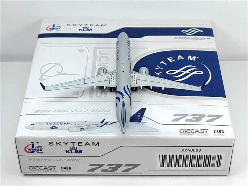 JC Wings KLM Skyteam for Boeing 737-900 PH-BXO 1/400 Aircraft Pre-built Model